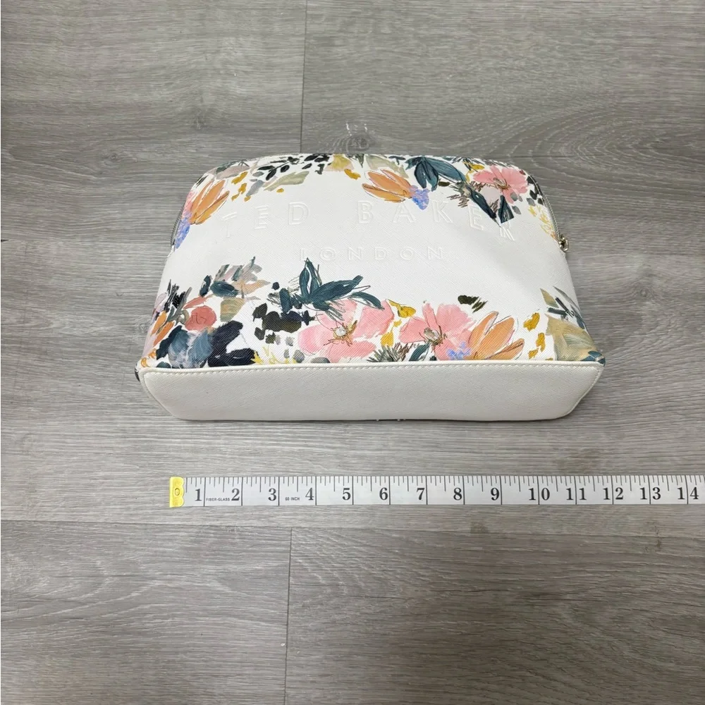 Ted Baker Floral Cosmetic Bag - White and Multicolor
